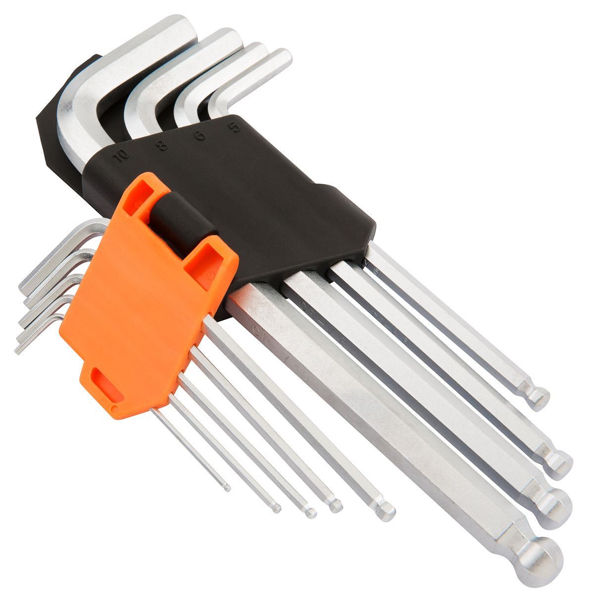 Kendo Long Arm Ball End Hex Key Set 9 Pieces