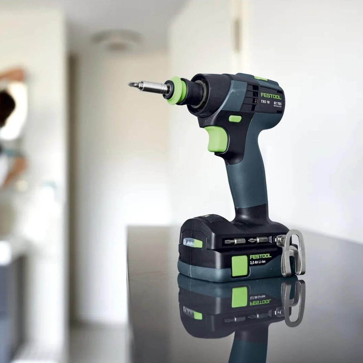 Festool TXS 18 TBX4,0 I-Set 18V Brushless Drill Driver with 2 x 4.0Ah Battery & Charger in Systainer - 579351
