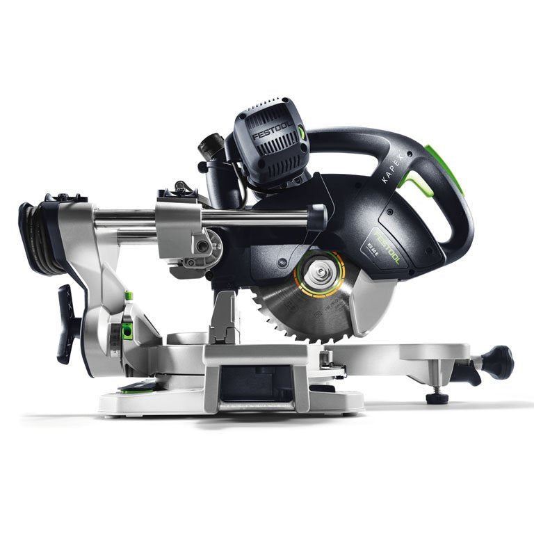 Festool KS 60 E 230V GB 216mm Sliding Compound Mitre Saw - 561684 With SYS-AIR M Air Purifier 577785