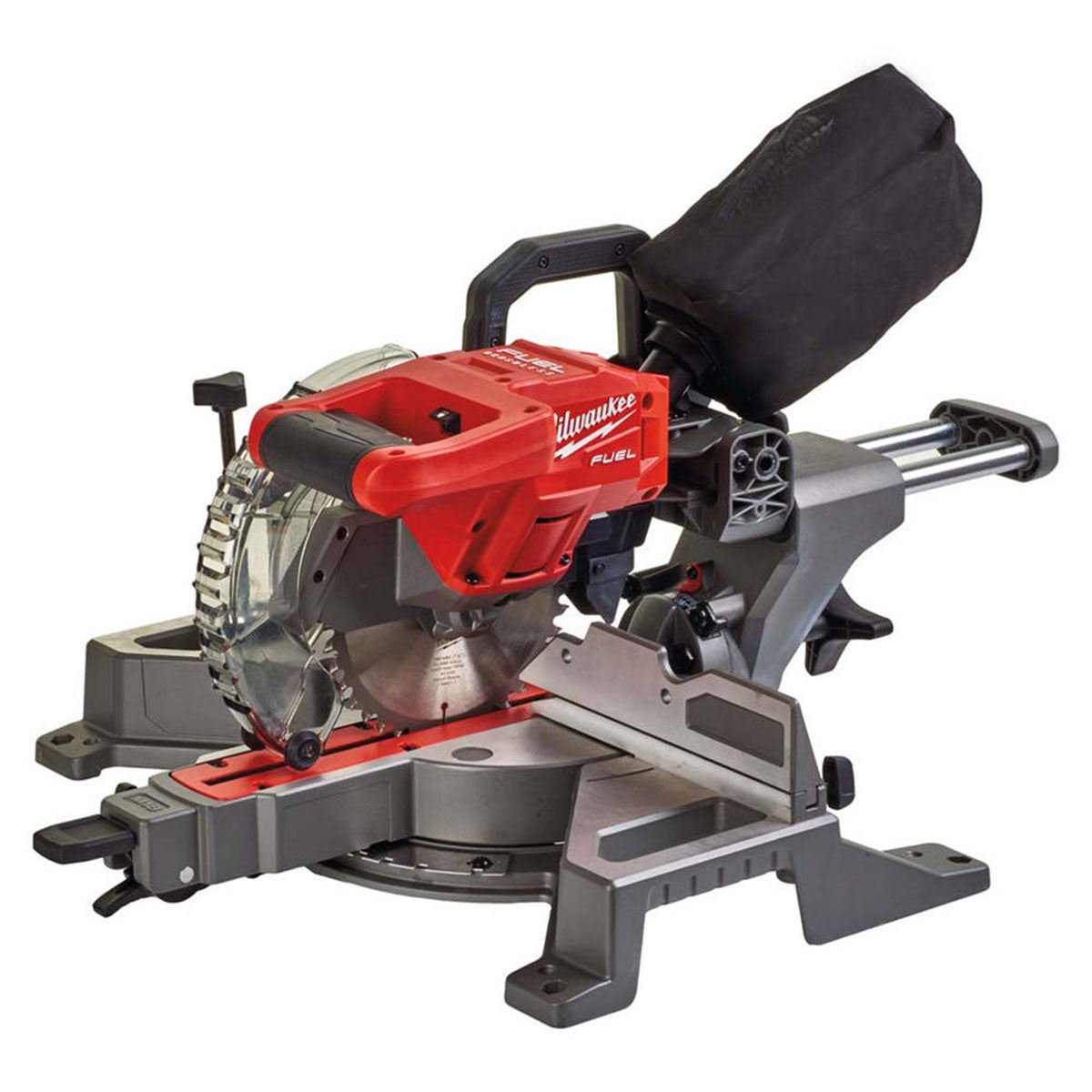 Milwaukee M18FMS190-0 18V Fuel Brushless 190mm Mitre Saw with 1 x 5.5Ah Battery Charger & Extendable Saw Stand