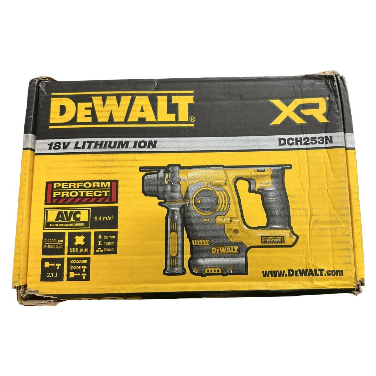 Dewalt DCH253N 18V XR Li-ion SDS+ Rotary Hammer Drill Body Only Item Condition Box Opened Never Used