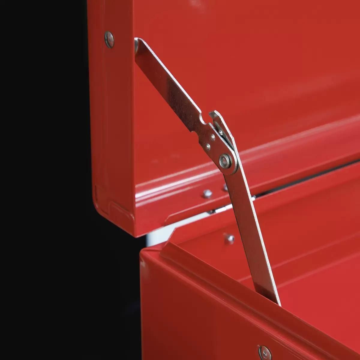 Sealey AP2200BB 6 Drawer Topchest & Rollcab with Ball-Bearing Slides Red/Grey