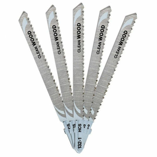 DeWalt 100mm Jigsaw Blades for Wood T-Shank HCS DT2053-QZ Pack of 5