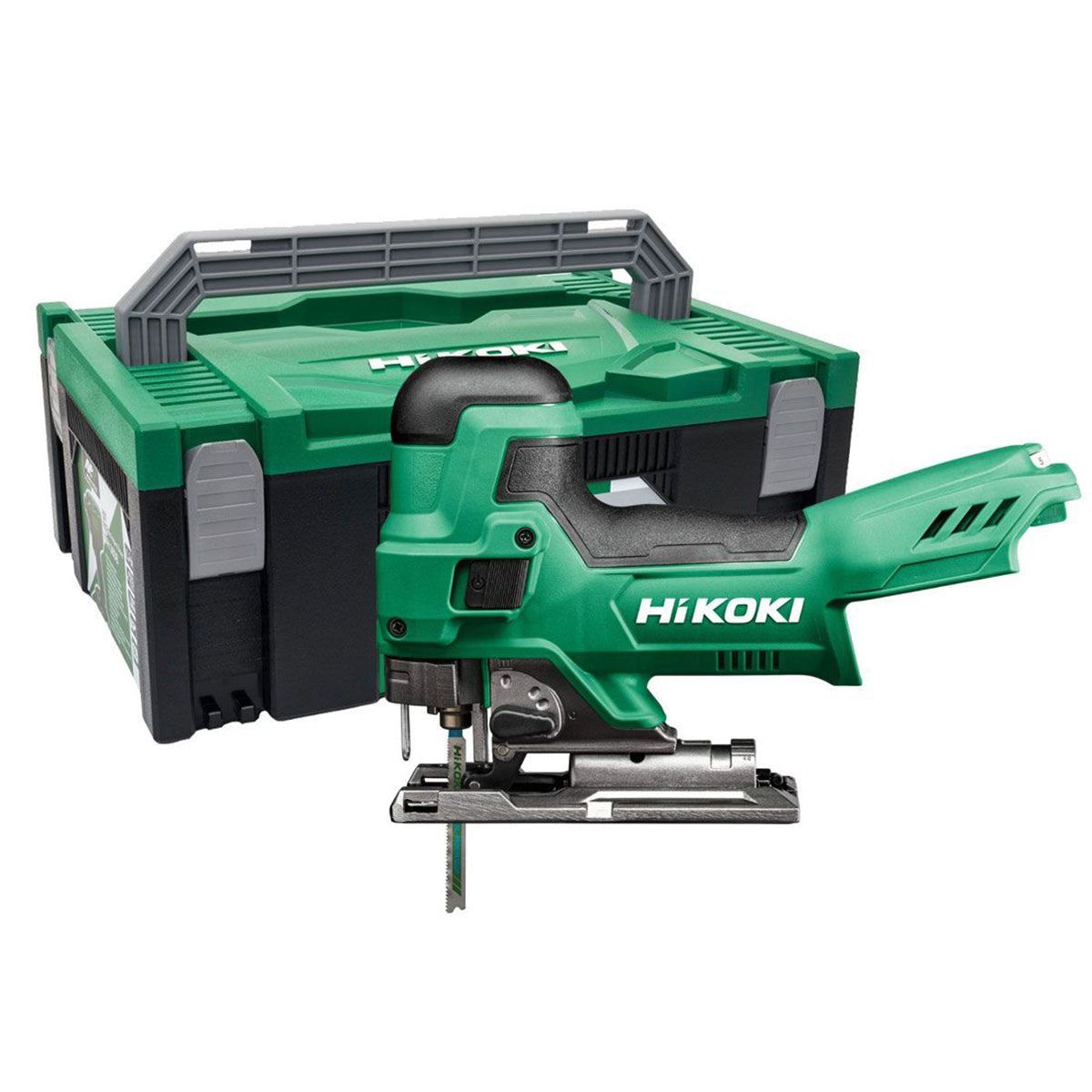 Hikoki CJ18DBW2Z 18V Barrel Grip Jigsaw with 1 x 4.0Ah/8.0Ah Battery Charger & Case