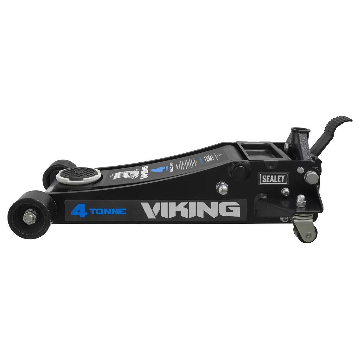 Sealey 4040TB Viking Tyre Bay Trolley Jack 4 tonne Low Entry Rocket Lift Garage