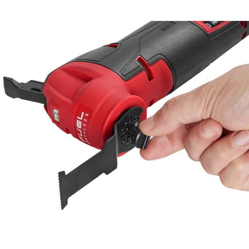 Milwaukee M12FMT-0 12V Brushless Multi Tool with 1 x 4.0Ah Battery & Charger