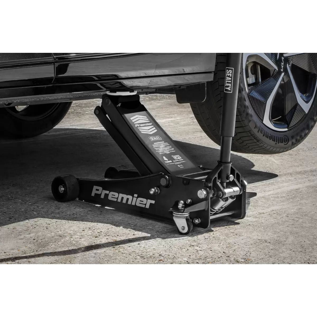 Sealey 4040AB Trolley Jack 4tonne Rocket Lift Black