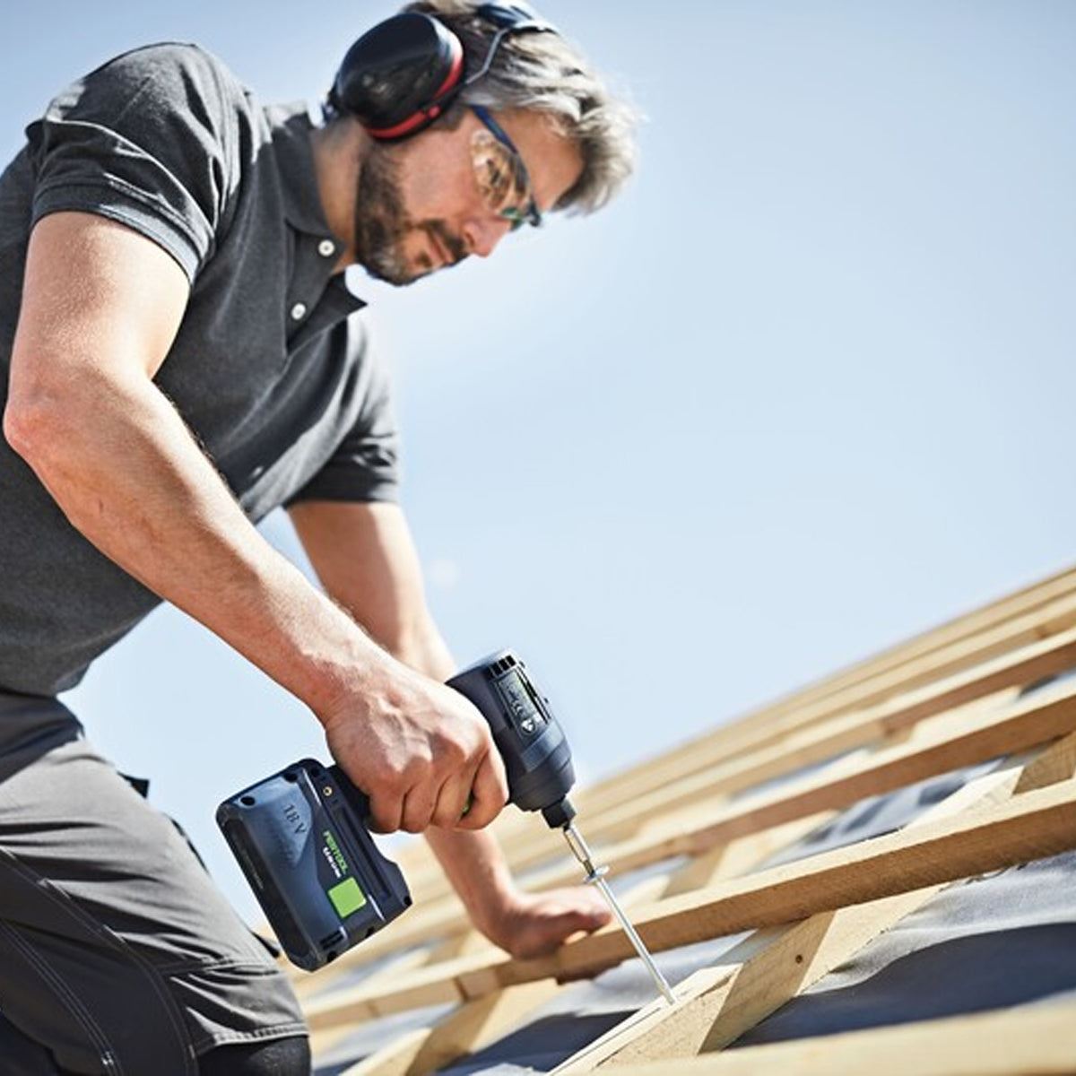 Festool TID 18 5,0/4,0-Set TPC 18/4 18V Brushless Percussion Drill & Impact Driver With 1 x 5.0Ah/4.0Ah Battery, Charger 577655