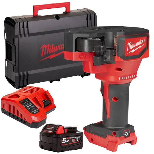 Milwaukee M18BLTRC-0X 18V Brushless Threaded Rod Cutter with 1 x 5.0Ah Battery, Charger & Case