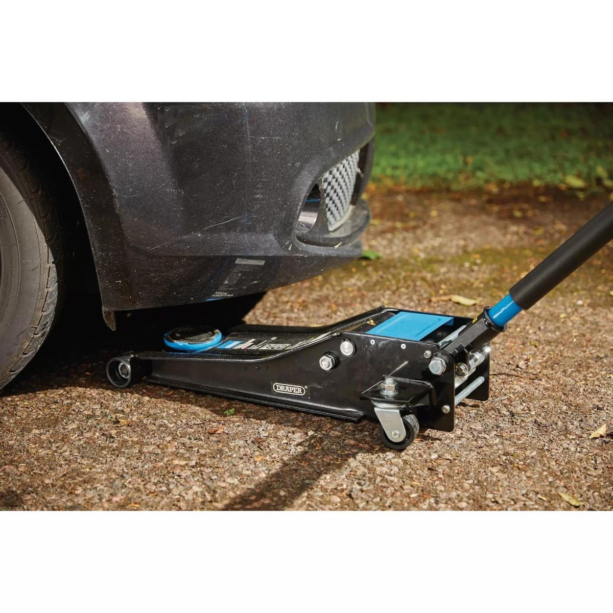Draper TJ3000B 3T Trolley Jack Blue 28481