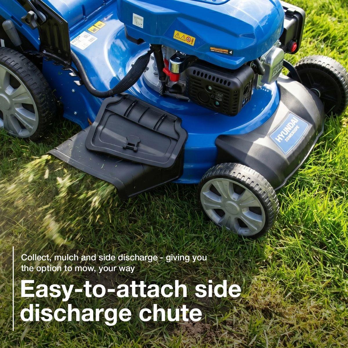 Hyundai HYM530SPEX 224cc 53cm Electric-Start Self-Propelled 4-in-1 Petrol Lawnmower