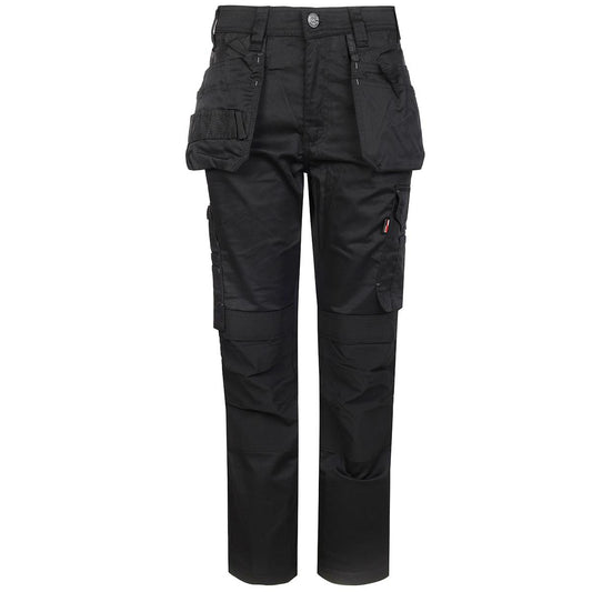 TuffStuff 715 4-Way Stretch Proflex Work Trousers Black - L30" Leg 32" Waist