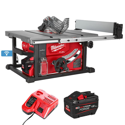 Milwaukee M18FTS210-121B 18V FUEL ONE-KEY Brushless 210mm Table Saw with 1 x 12.0Ah Battery & Charger 4933499180
