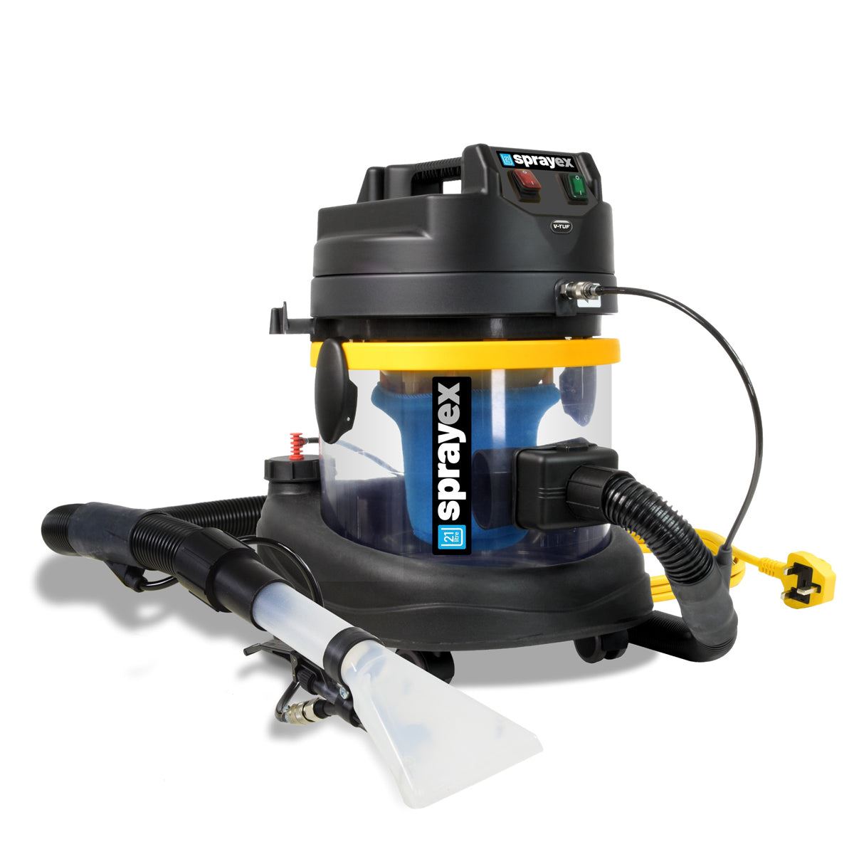 V-TUF SPRAYEX HDV240 Heavy Duty 21L Heavy-Duty Valeting Spray Extraction machine 240V