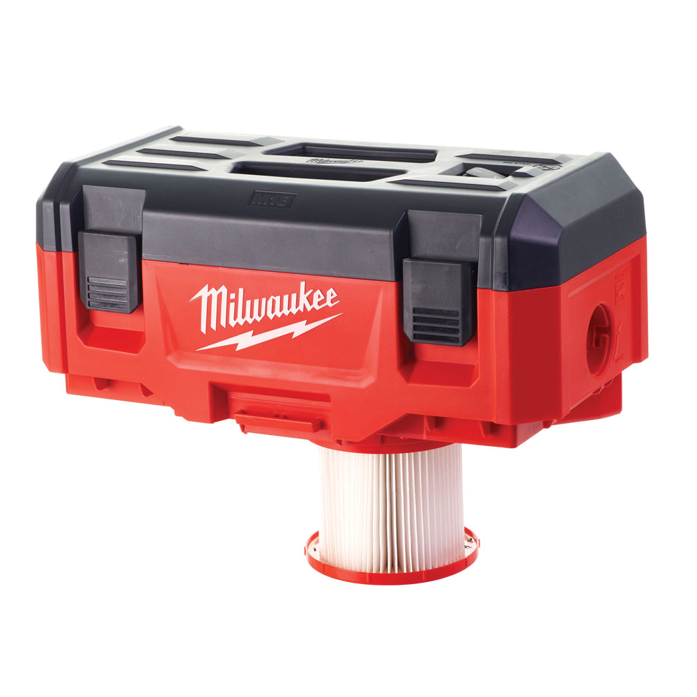 Milwaukee M18VC2-0 M18 18V Wet and Dry Vacuum Cleaner with 1 x 2.0Ah Battery & Charger