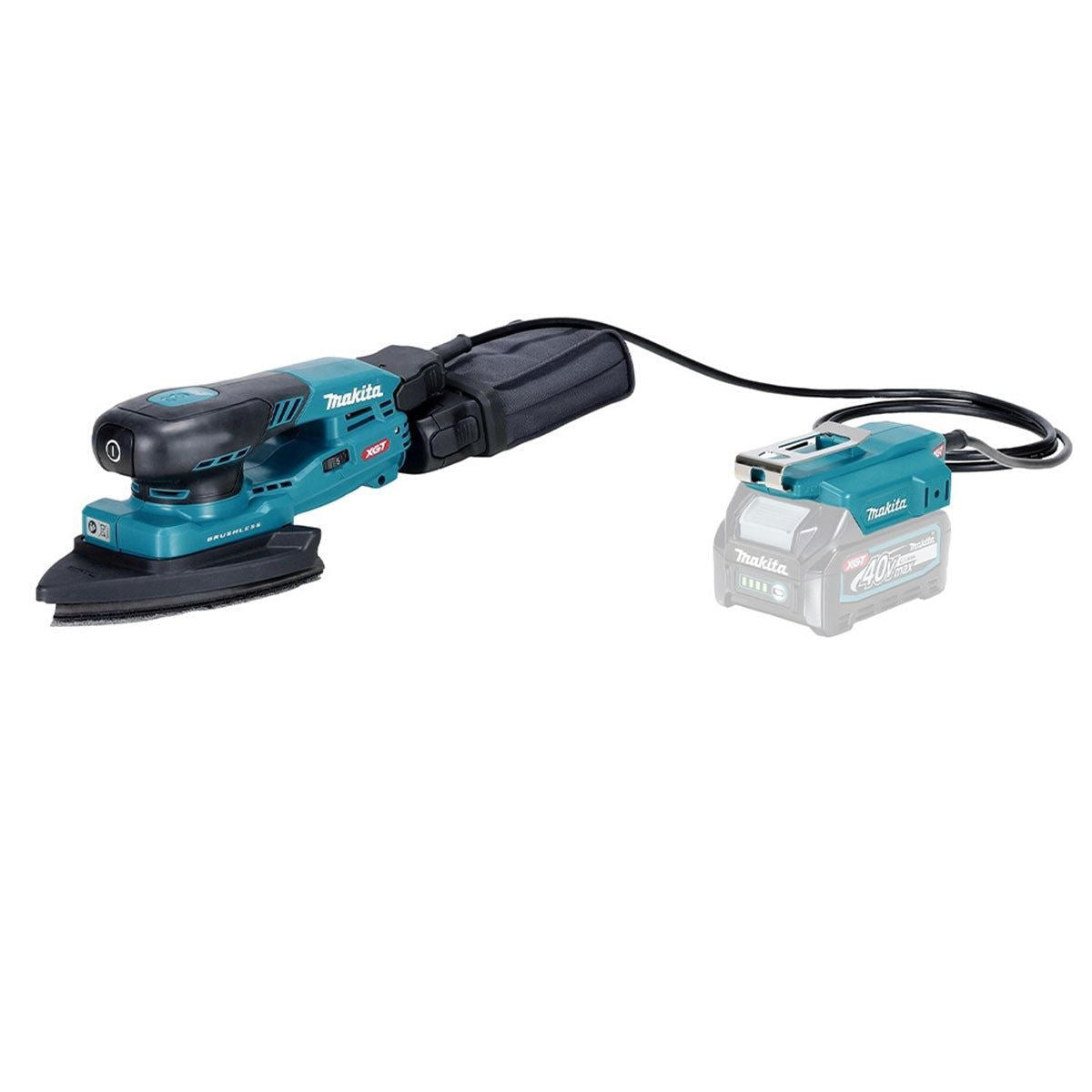 Makita BO006CGZ 40V XGT 100 x 150mm Brushless Orbital Sander With 1 x 2.5Ah Battery & Charger