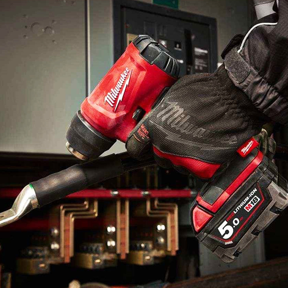Milwaukee M18BHG-0 18V Cordless Compact Heat Gun with 1 x 2.0Ah Battery & Charger