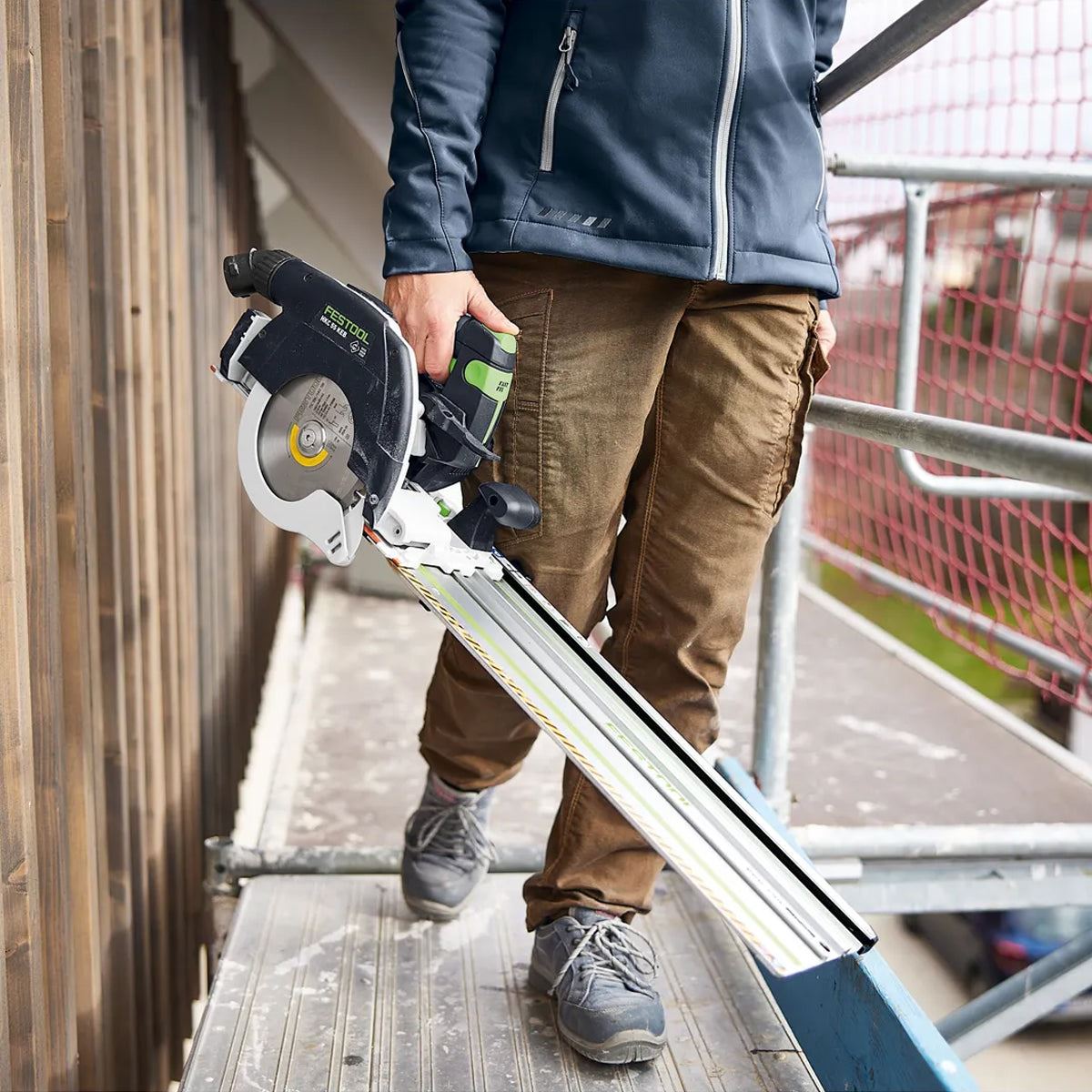 Festool HKC 55 KEB-Basic 18V Brushless Circular Saw with 1 x 8.0Ah Battery Charger & Case