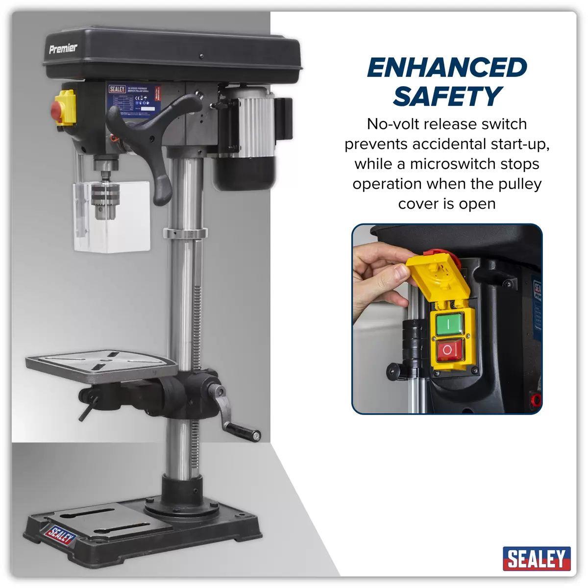 Sealey PDM125B Pillar Drill Bench 1050mm Height 230V
