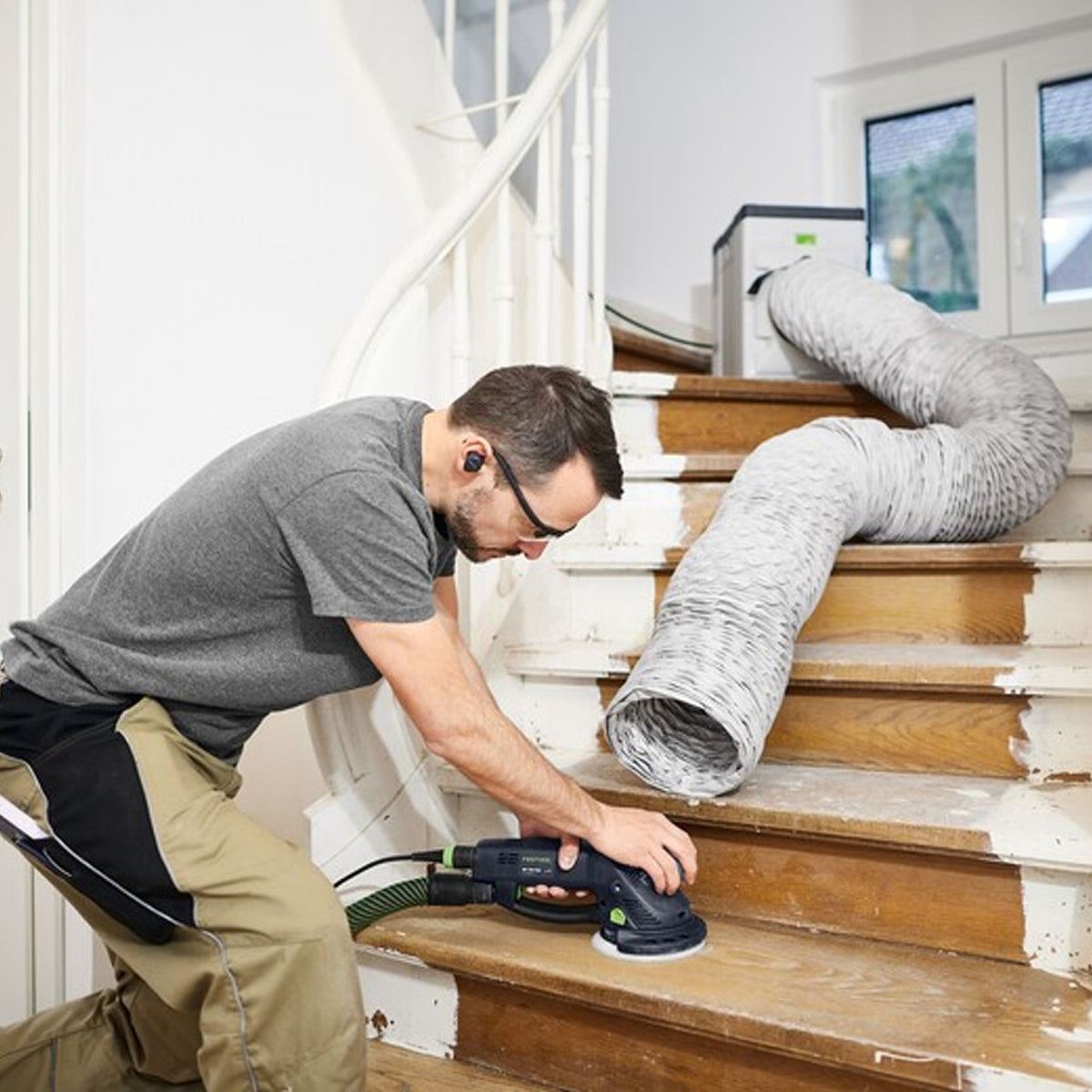 Festool LS-SYS-AIR D200x6m Air Supply Hose For SYS-AIR Air Purifier - 577964