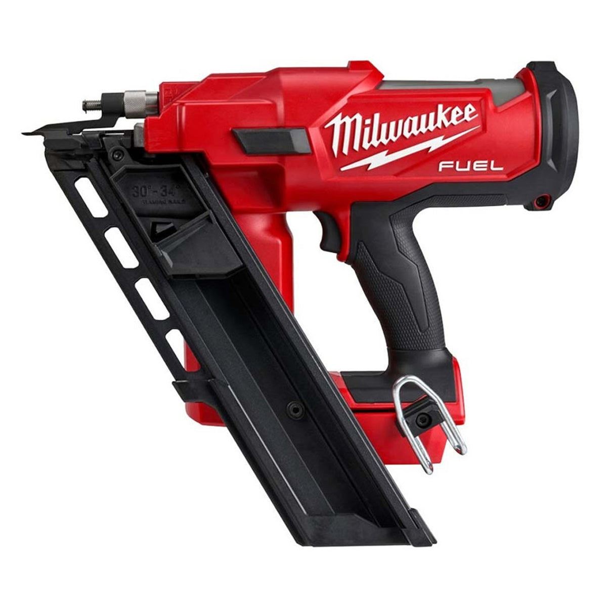 Milwaukee M18FFN-0 18V Fuel Brushless First Fix Angled Framing Nailer with 1 x 5.5Ah Battery Charger & Bag