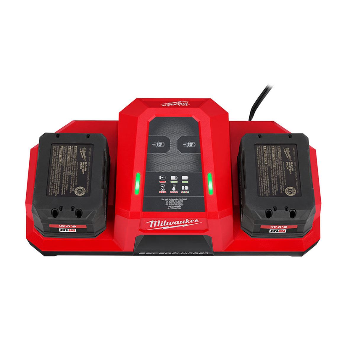 Milwaukee M18DBSC 18V 240V Dual Bay Super Charger 4932492532
