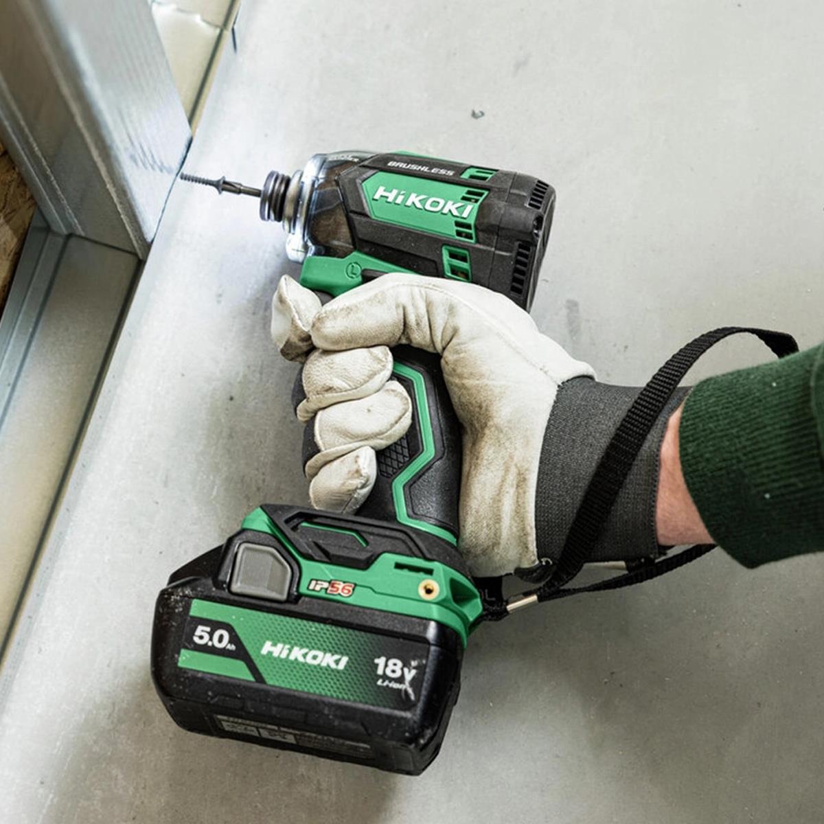 HiKOKI WH18DCW2Z 18V Brushless Impact Driver With 1 x 2.0Ah Battery Charger & Case