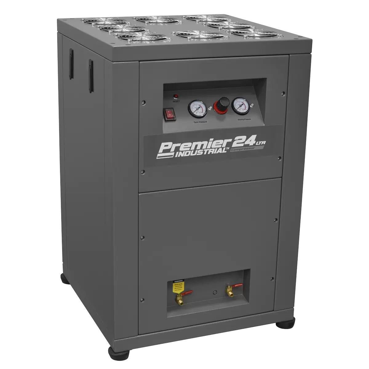 Sealey SAC01VLN 24L Oil Free Low Noise Direct Drive Air Compressor 3hp & 230V/13A