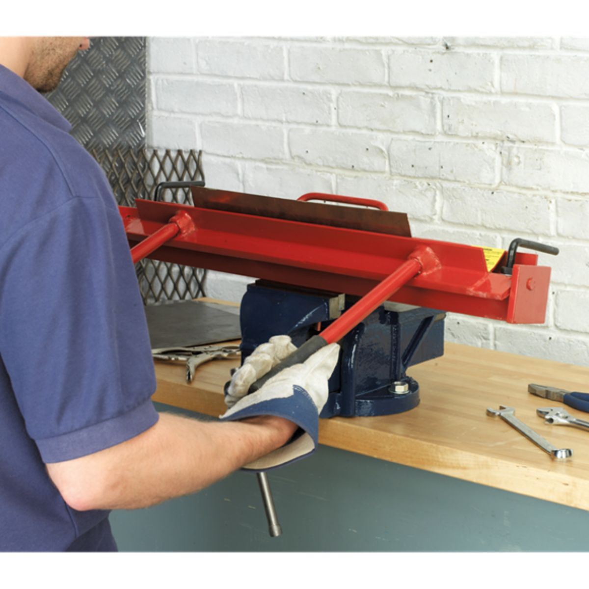 Sealey DF600 600mm Vice Mounting Metal Folder