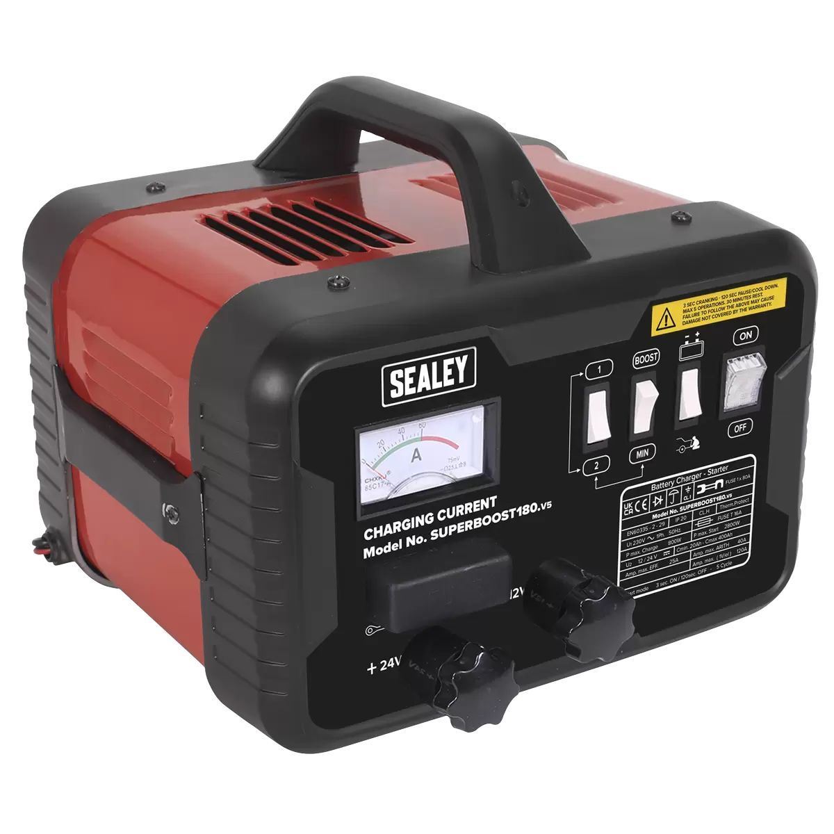 Sealey SUPERBOOST180 180/40A 12/24V Starter/Charger