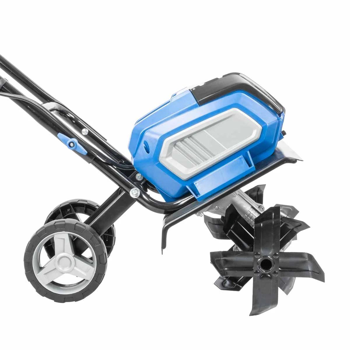 Hyundai HY40CT36 2 x 20V Brushless Cordless Tiller 36cm with 2 x 4.0Ah Batteries and Charger