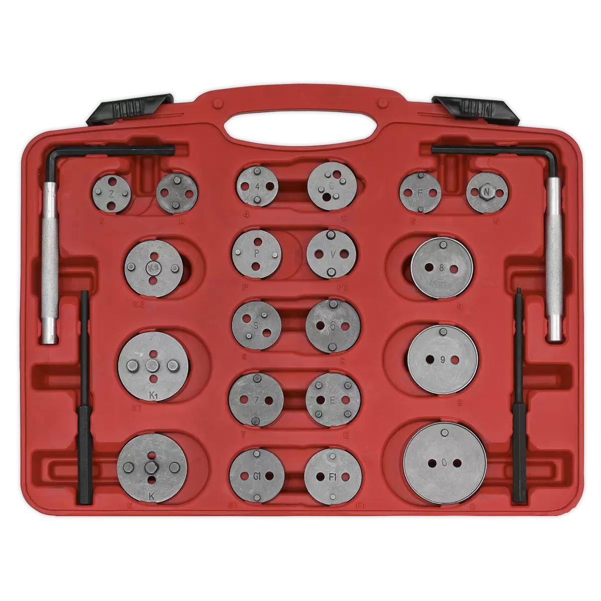 Sealey VS0287 Brake Piston Wind-Back Tool Kit 50pc
