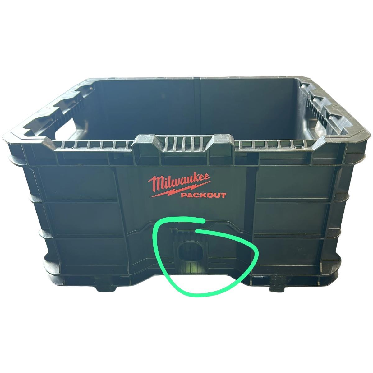 Milwaukee Packout Crate 4932471724 - SPL Item Condition Box Opened Never Used
