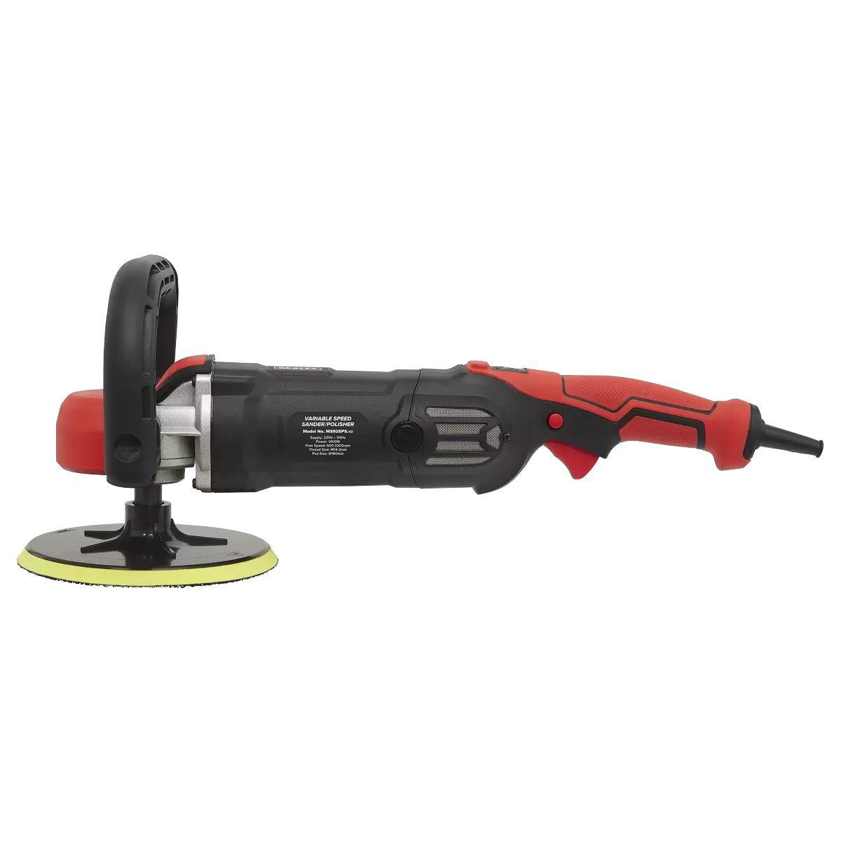 Sealey MS925PS Variable Speed 180mm Sander Polisher 230V/1400W