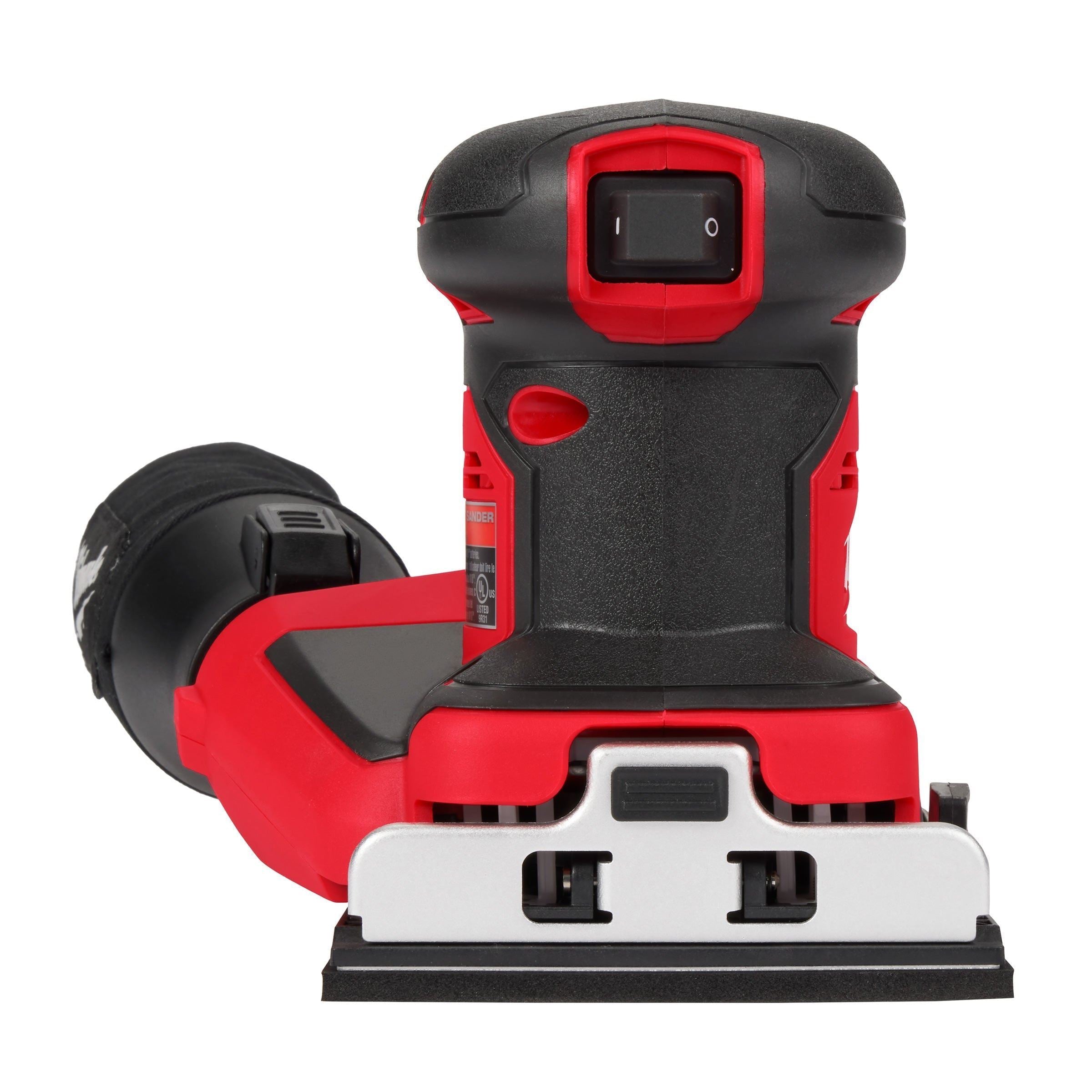 Milwaukee M18BQSS-0 18V Sheet Sander with 1 x 3.0Ah Battery & Charger