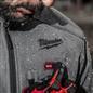 Milwaukee M12 12V Heated Work Jacket Grey Size  XXL with 1 x 2.0Ah Battery & Charger