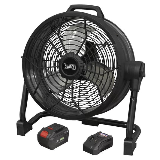 Sealey HVD16CCOMBO 16" High Velocity Drum Fan 20V/230V