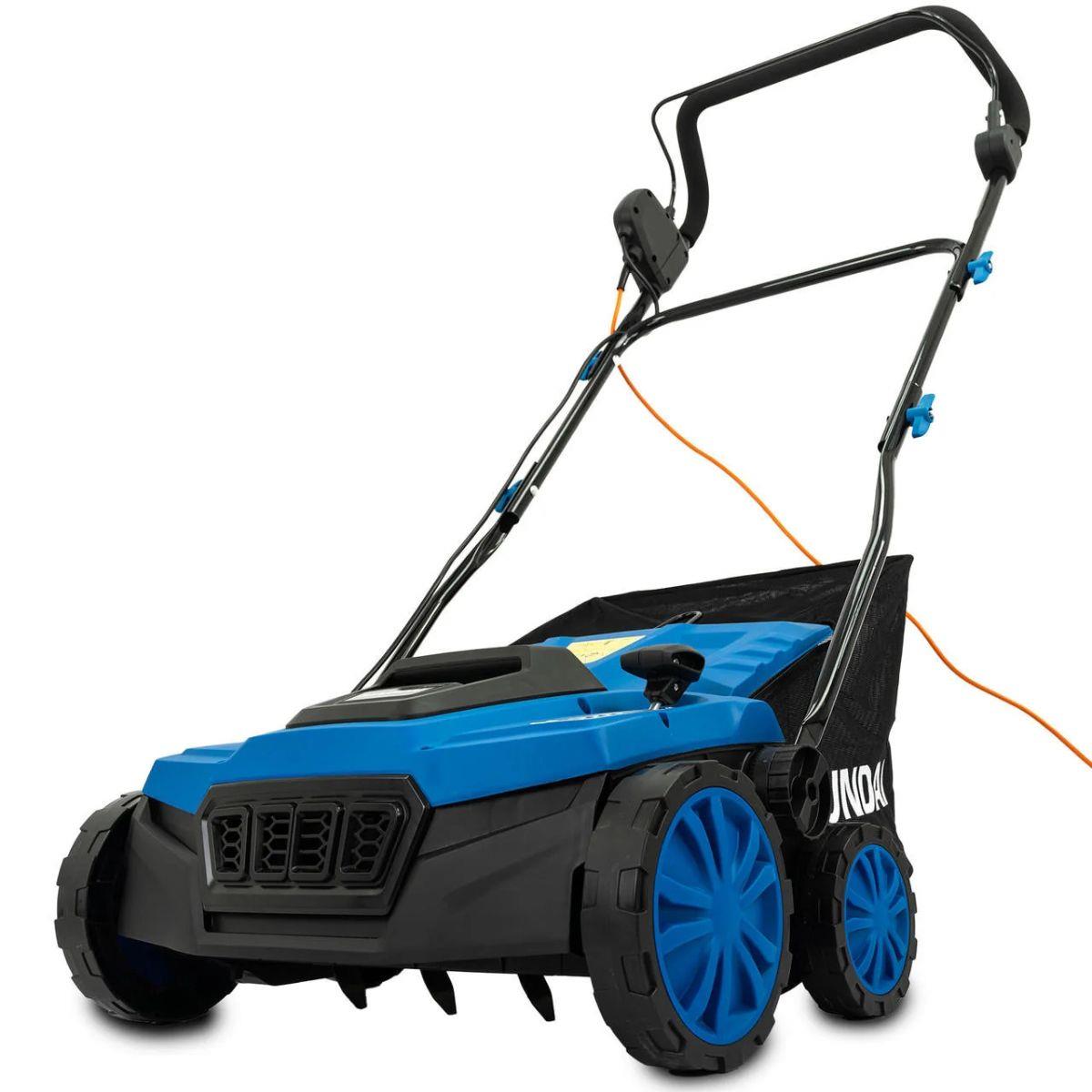 Hyundai HYSC1600E 36cm 2-in-1 Electric Lawn Scarifier and Aerator with 45L Collection Bag