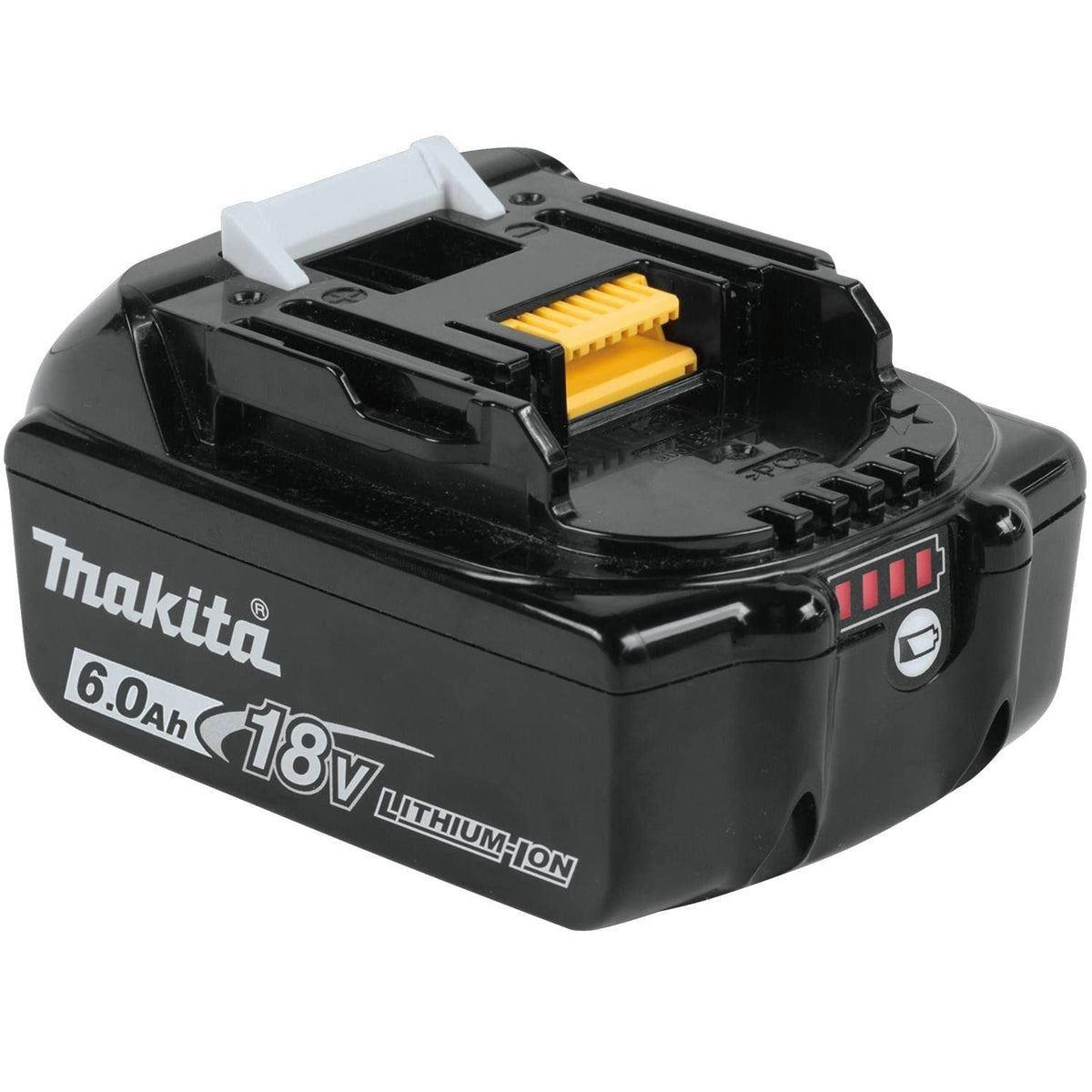Makita DC18SF 14.4V - 18V Multi Four Port Battery Charger 240V with 4 x 6.0Ah Battery