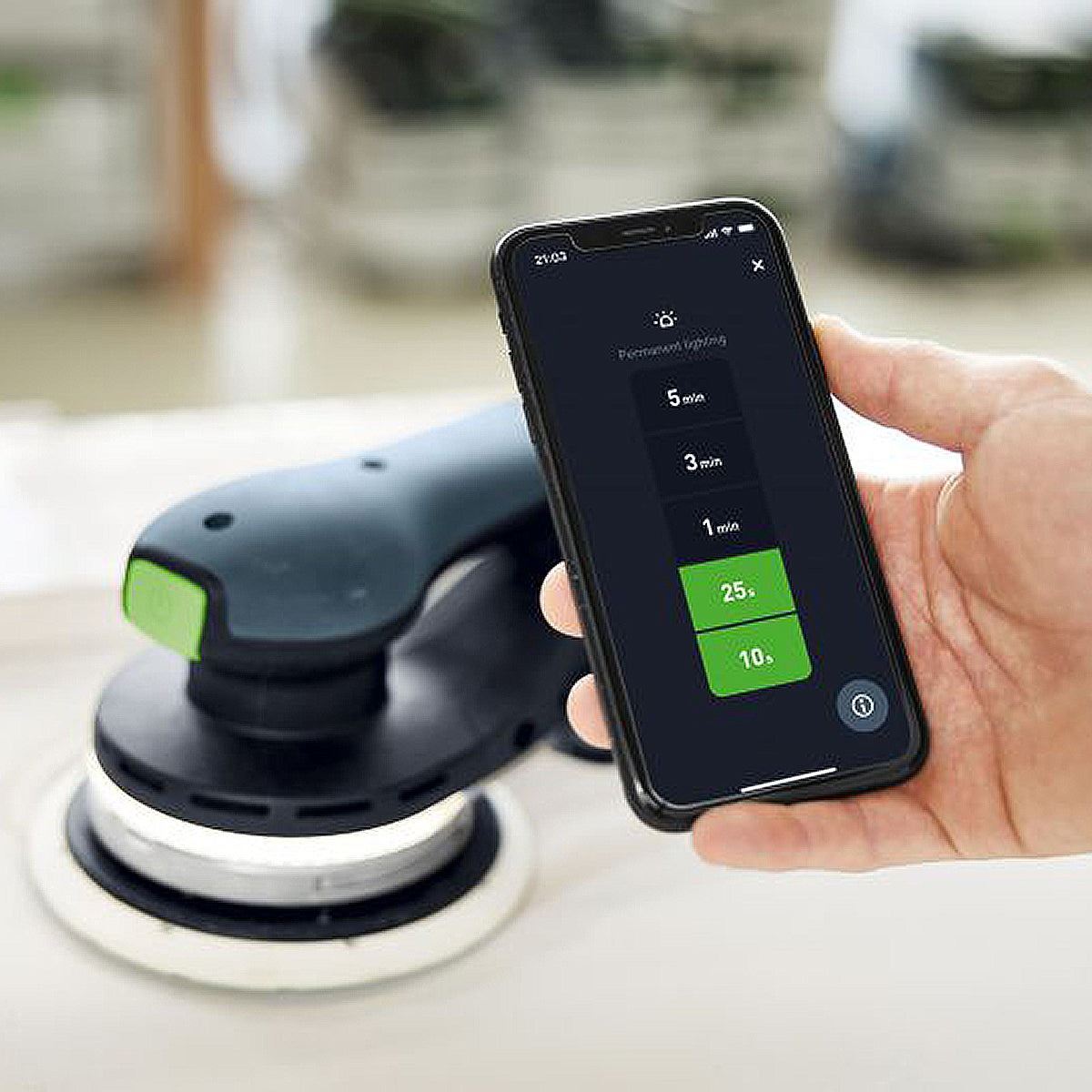 Festool ETSC 2 150-Basic 18V Brushless 150mm Eccentric Sander - 577723 With 1 x 5.0Ah Battery & Charger