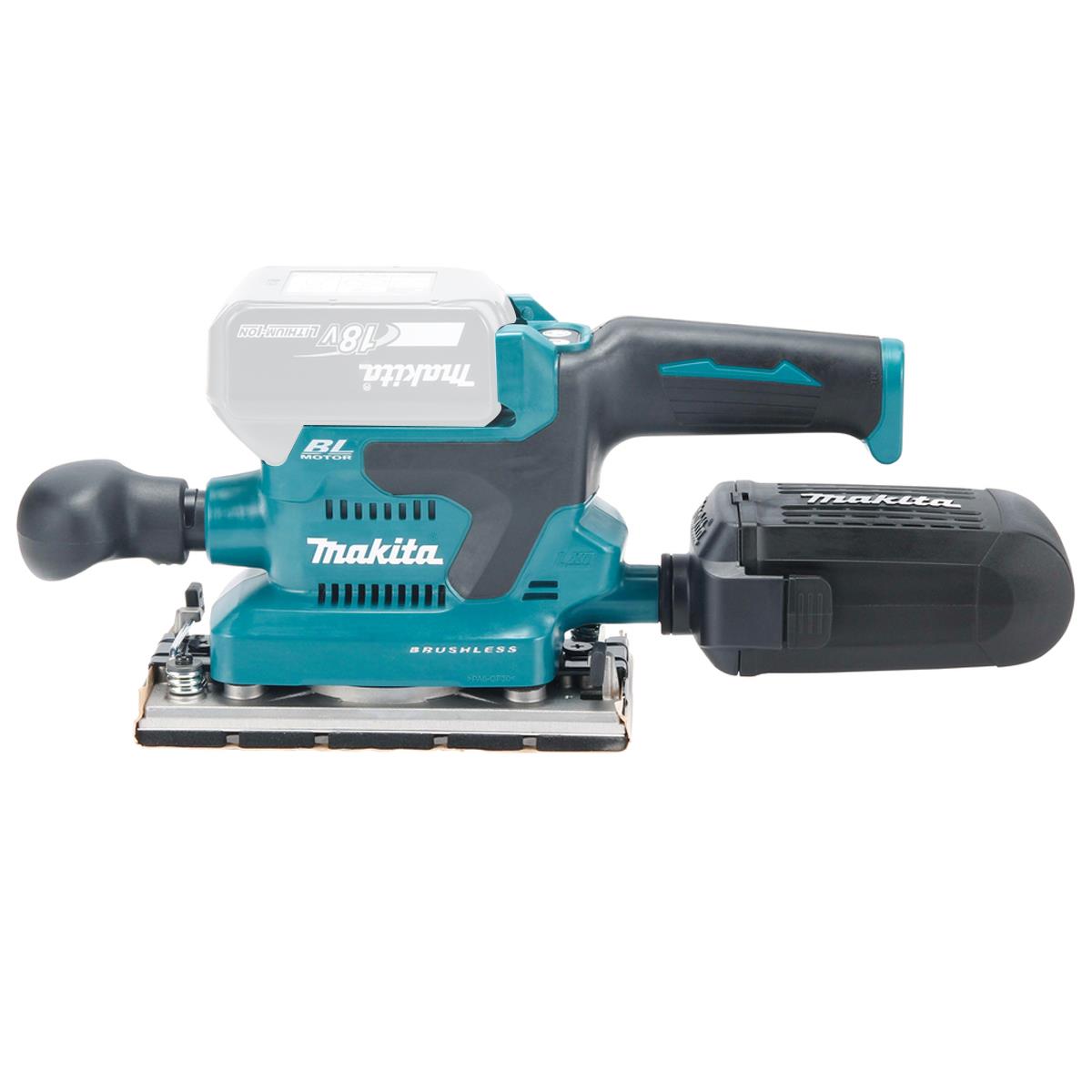 Makita DBO382Z 18V LXT 93 x 185mm Brushless Finishing Sander Body Only