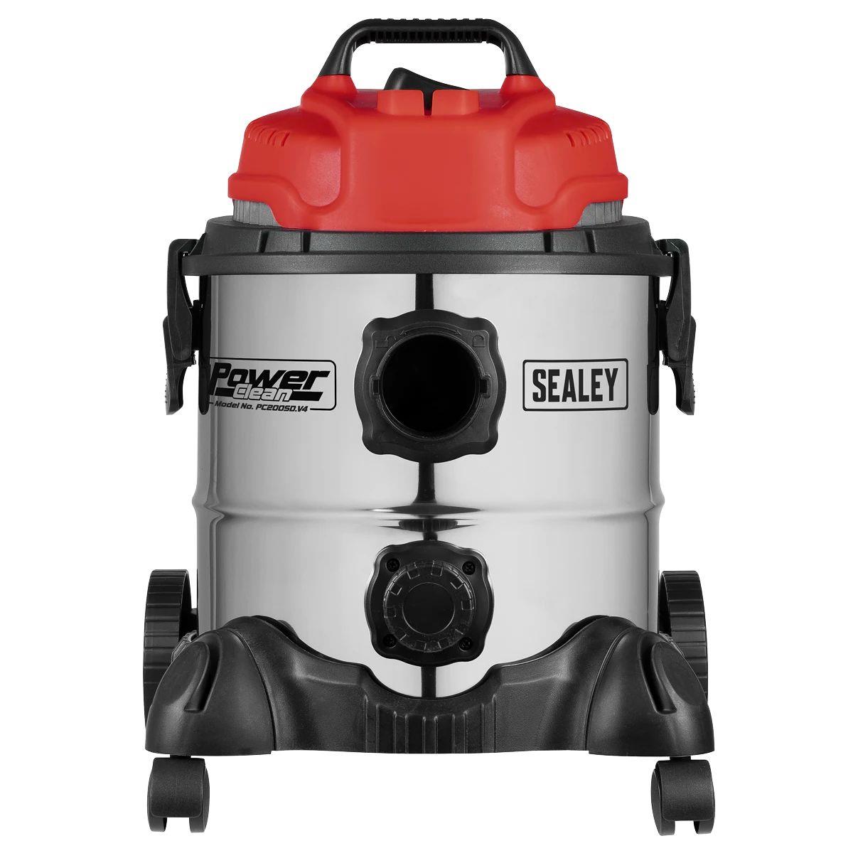 Sealey PC200SD Wet and Dry 20L Vacuum Cleaner 230V/1250W