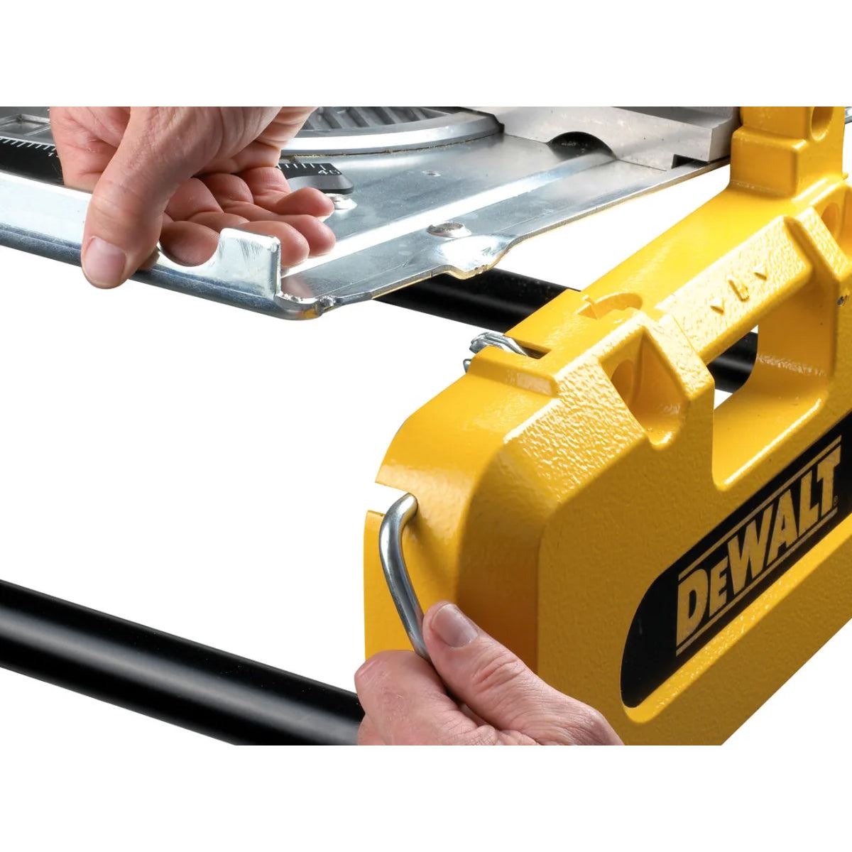 DeWalt DW743N 250mm Combination Flip-Over Saw 240V/2000W Table Saw & Mitre Saw in One Compact Design