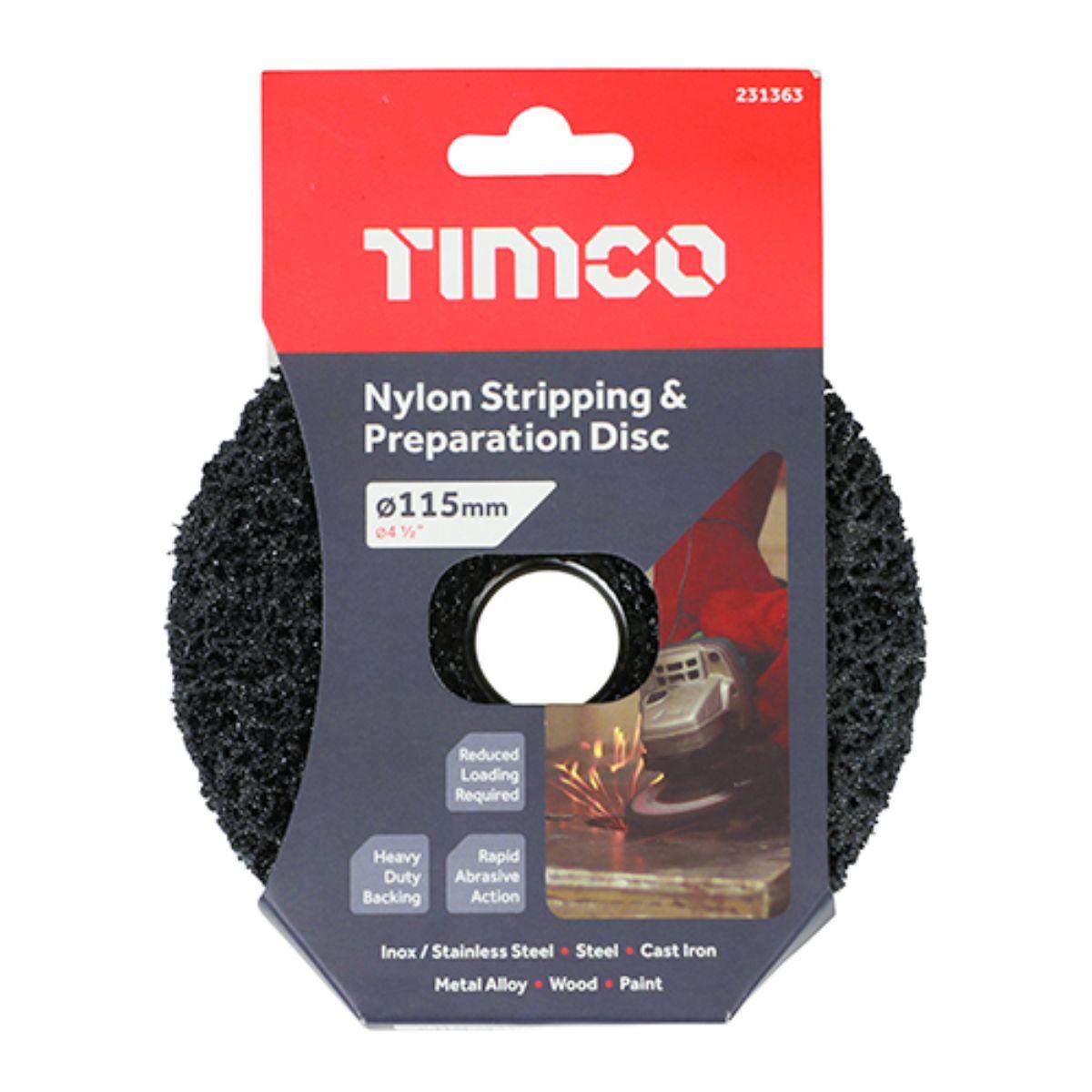 Timco 115mm Nylon Stripping & Preparation Disc - 231363