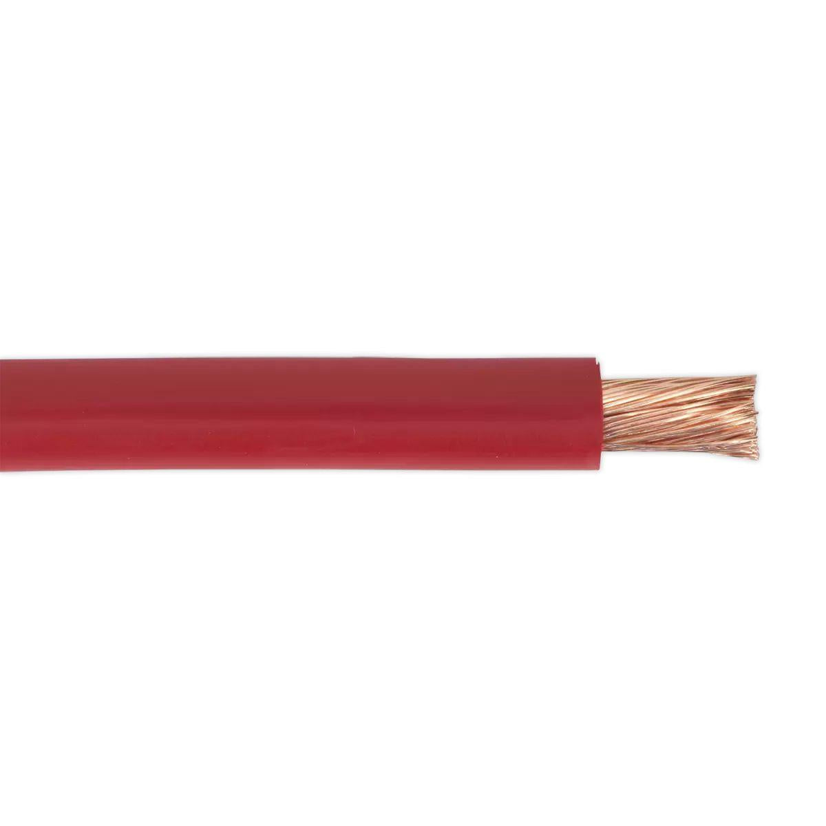 Sealey AC25SQRE 10m Automotive Starter Cable 196/0.40mm 25mm² Red