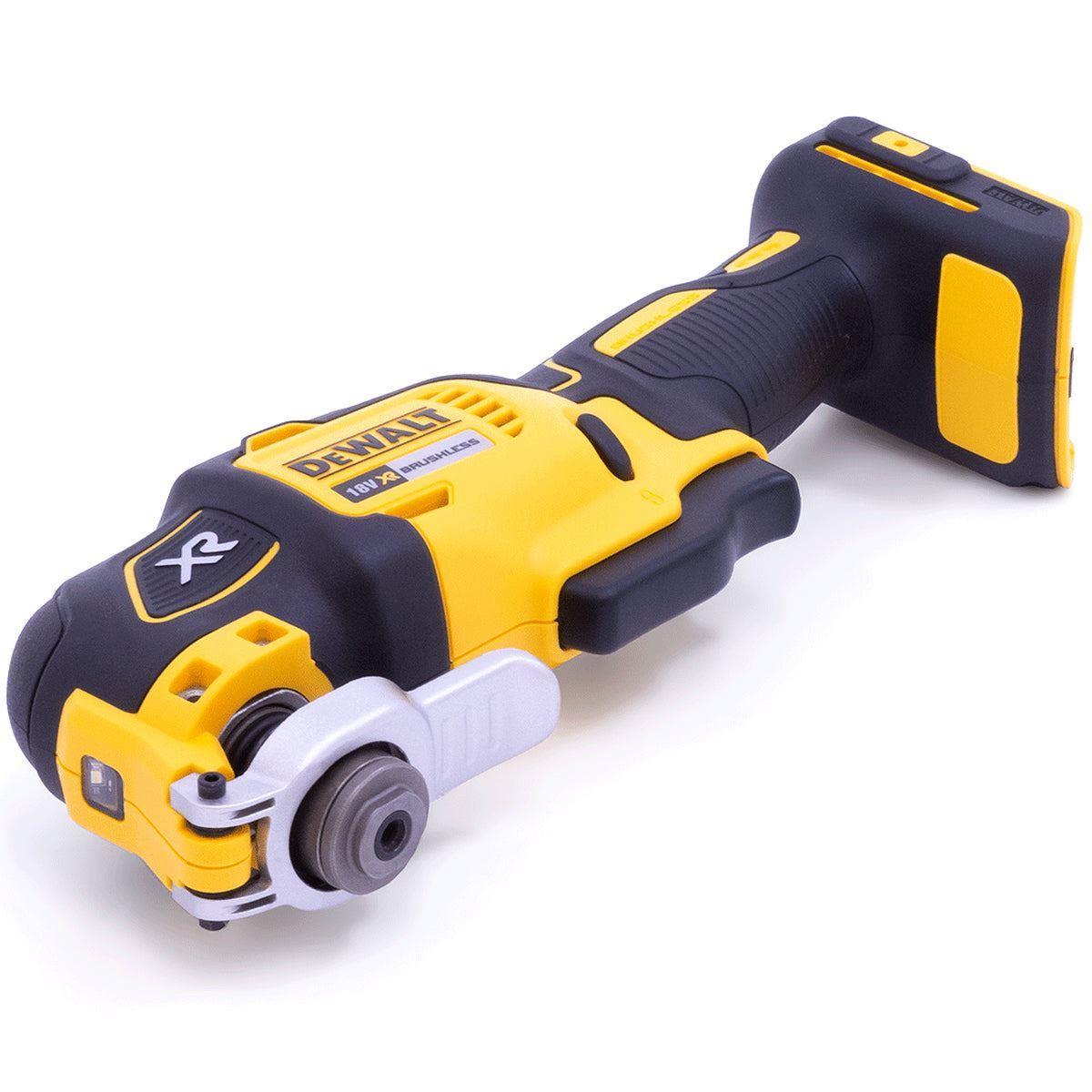 Dewalt DCS355N 18V XR Brushless Oscillating Multi-Tool Body with 5 Piece Blade Set
