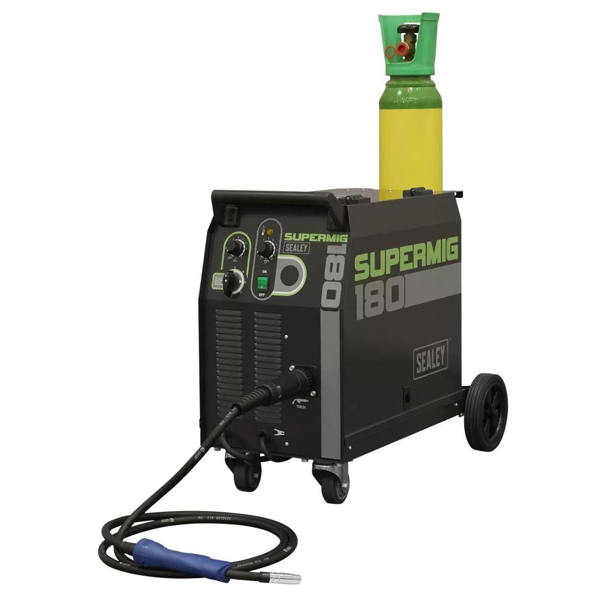 Sealey SUPERMIG180 180A Professional MIG Welder with Binzel Euro Torch 230V
