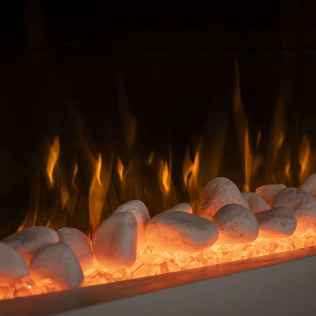 Sealey DH113 Baridi Wall Mounting Electric Fireplace with LED Flame Effect 46