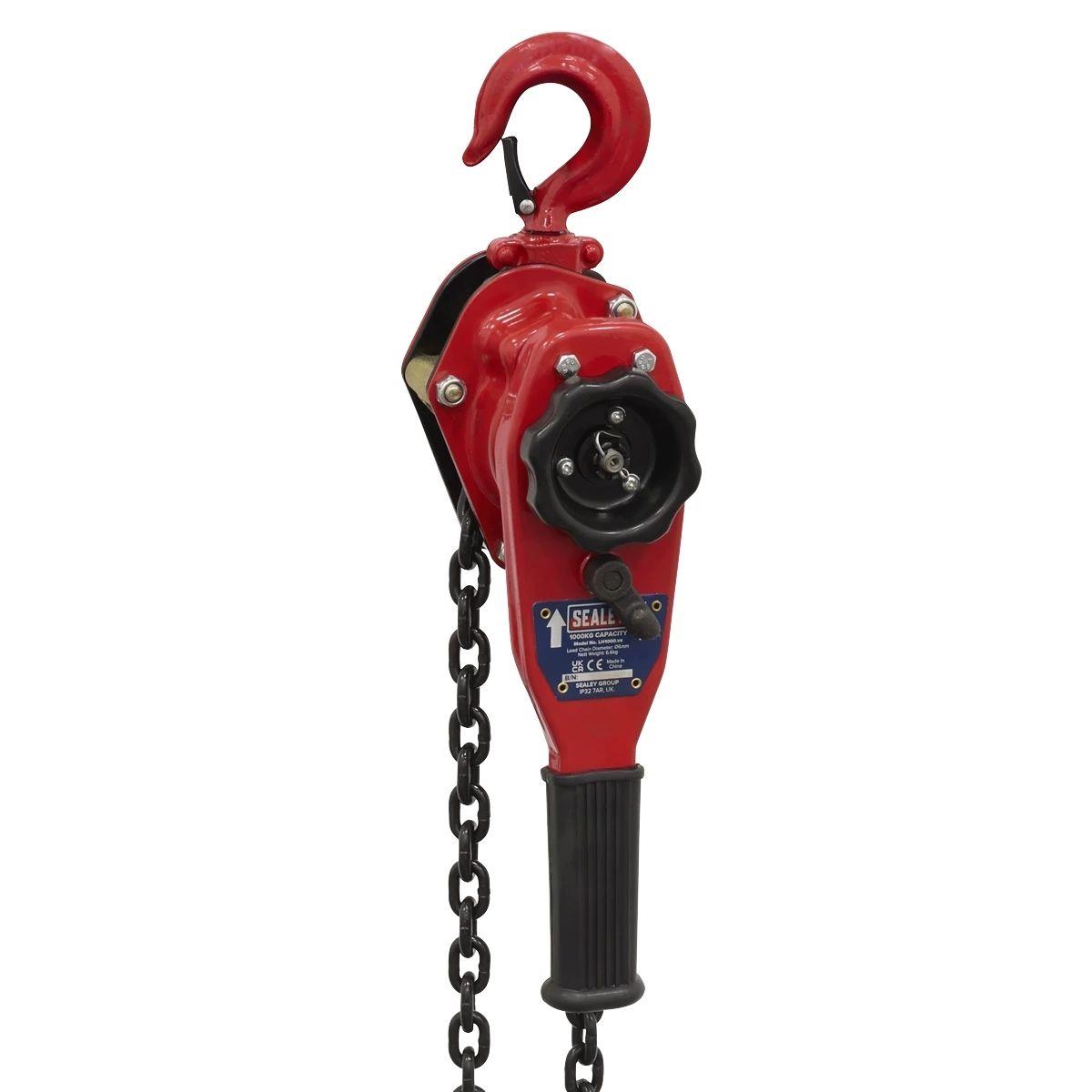Sealey LH1000 1000kg Capacity Steel Lever Hoist