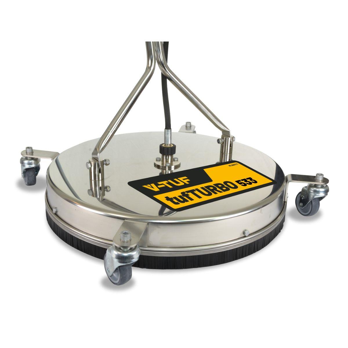 V-TUF H1.007TT Surface Cleaner 533mm Stainless-Steel Industrial with Advanced V-Spin Cleaning Technology